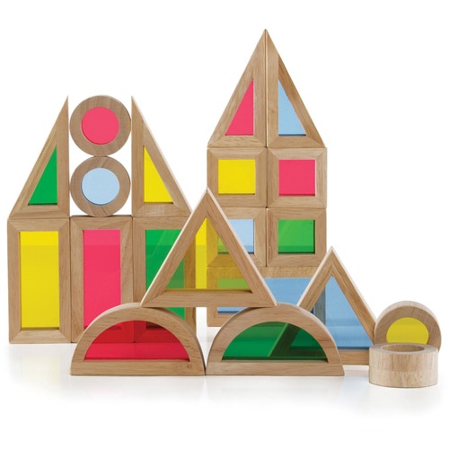 Junior Rainbow Blocks - 40 / Set - Blocks & Construction - GUC3083