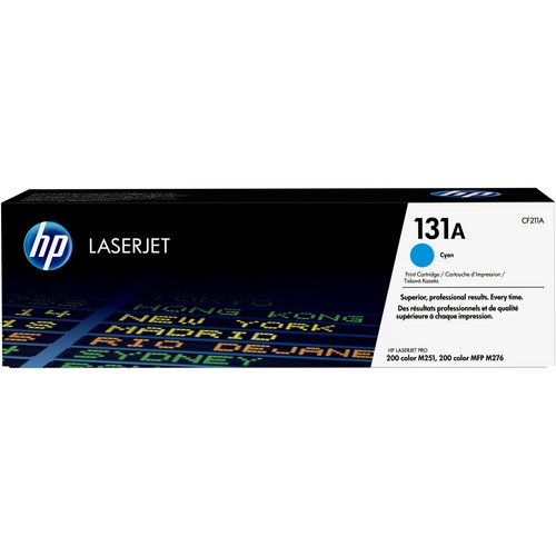 HP 131A (CF211A) Original Toner Cartridge - Single Pack - Laser - Standard Yield - 1800 Pages - Cyan - 1 Each