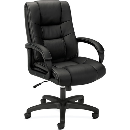 HON VL131 Executive High-Back Chair - Black - Plastic
