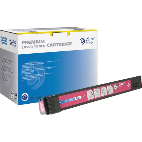 Elite Image Remanufactured Laser Toner Cartridge 824A (CB383A) - Magenta - 1 Each - 21000 Pages