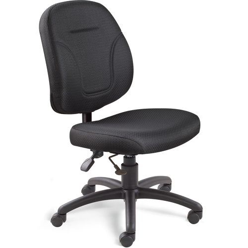 Offices To Go Part-Time Task Chair - Black - 1 Each - Task Chairs - GLBMVL2837FQL10