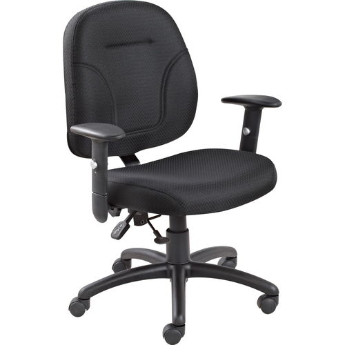 Offices To Go Part-Time Task Chair - Black - 1 Each - Task Chairs - GLBMVL2847FQL10