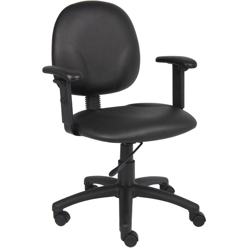 Boss Task Chairs - Black Seat Color - Vinyl Seat Material