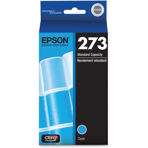 Epson Claria 273 Original Ink Cartridge - Cyan - Inkjet - Standard Yield - 1 Each