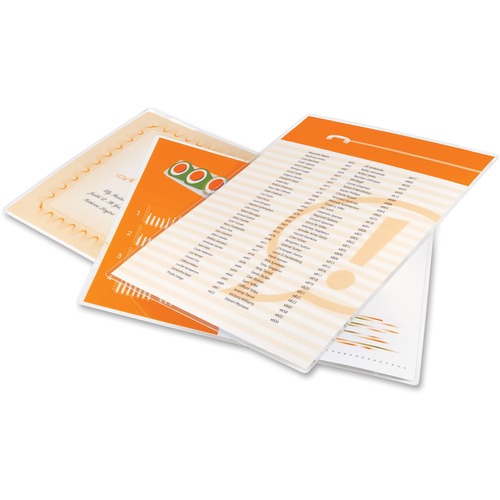 GBC UltraClear Thermal Laminating Pouches - Sheet Size Supported: Letter 8.50" Width x 11" Length - Laminating Pouch/Sheet Size: 9" Width x 11.50" Length x 5 mil Thickness - Glossy - for Document, Photo - Clear - 100 / Box