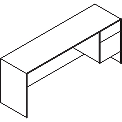 Picture of Lacasse Concept 400E Right Pedestal Credenza