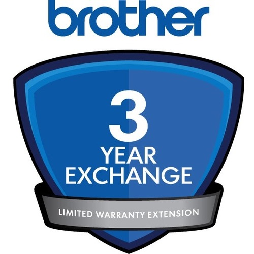 Brother Exchange - 3 Year Extended Warranty - Warranty - Exchange - Electronic, Physical Service