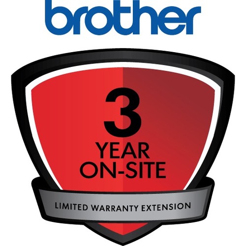 Brother On-site Warranty - Extended Warranty (Upgrade) - 3 Year - Warranty - On-site - Maintenance - Parts & Labor - Electronic and Physical
