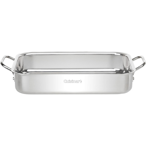 Cuisinart 13.5" Lasagna Pan - Dishwasher Safe - 13.5" Diameter - Stainless Steel Body