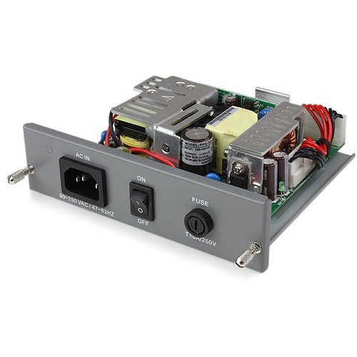 StarTech.com Star Tech.com Redundant 200W Media Converter Chassis Power Supply Module for ETCHS2U - Add a redundant or replacement power supply to the ETCHS2U media converter chassis - media converter chassis power supply - media converter redundant power