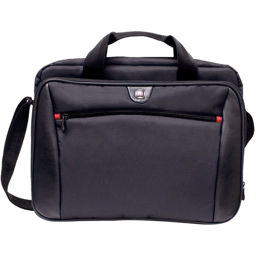 Wenger Travel/Luggage Case (Suitcase) for 16" to 17" Notebook - Black - Trolley Strap, Handle - 15.5" Height x 17" Width x 10" Depth