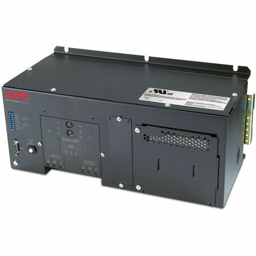 APC by Schneider Electric Industrial Panel and DIN Rail UPS with Standard Battery 500VA 120V - Tower - 2.50 Hour Recharge - 8 Minute Stand-by - 110 V AC Input - 120 V AC Output - Sine Wave - Serial Port - 1 x Hard Wire 3-wire (H N + G)