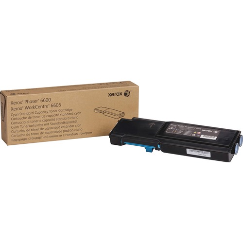 Xerox Toner Cartridge - Laser - Standard Yield - 2000 Pages - Cyan - 1 Each - Laser Toner Cartridges - XER106R02241