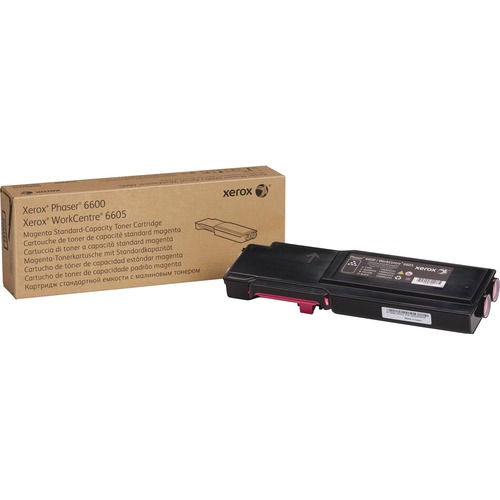 Xerox Toner Cartridge - Laser - Standard Yield - 2000 Pages - Magenta - 1 Each - Laser Toner Cartridges - XER106R02242