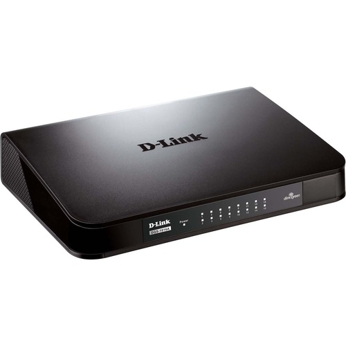 D-Link 16-Port Unmanaged Gigabit Switch - 16 Ports - 10/100/1000Base-T - 2 Layer Supported - Desktop - Lifetime Limited Warranty