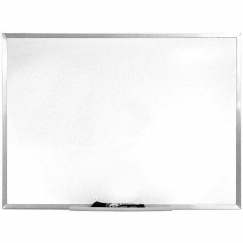 Quartet Economy Dry-Erase Board, Non-Magnetic Surface, Aluminum Frame, 3' x 2' - 36" (91.44 cm) Width x 24" (60.96 cm) Height - Melamine Surface - Aluminum Frame - Non-magnetic