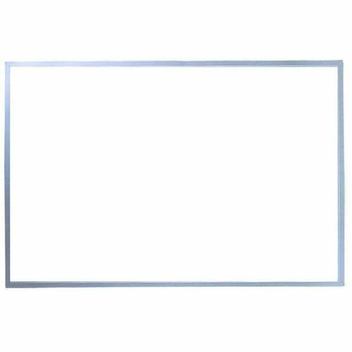Quartet Economy Dry-Erase Board, Non-Magnetic Surface, Aluminum Frame, 6' x 4' - 72" (182.88 cm) Width x 48" (121.92 cm) Height - Melamine Surface - Aluminum Frame - Non-magnetic