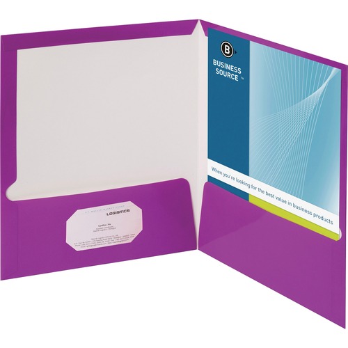 Picture of Business Source Letter Pocket Folder