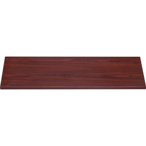 Lorell 42" Lateral Files Laminate Tops - 42" Width x 18.6" Depth x 1" Height x 1" Thickness - Mahogany