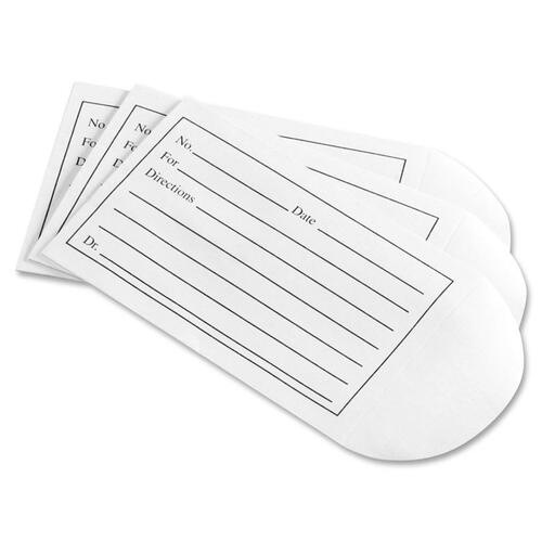 Medline Medication Envelopes Envelope, Medication, Pill - Medication - 3 1/2" Width - Paper - 500 / Box