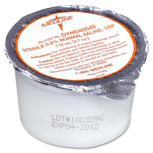 Medline Sterile Saline Solution - 48