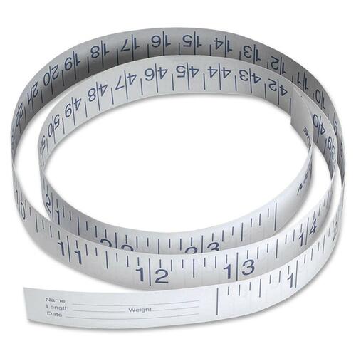 Medline Paper Measuring Tapes - 72" Length - Imperial, Metric Measuring System - Paper - 500 / Carton