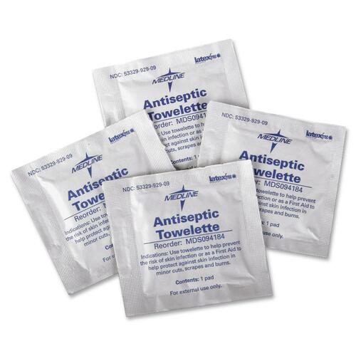 Medline Antiseptic Towelettes - Case - 1000/Case - 1000 / Carton