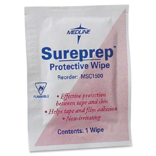 Medline Sureprep Skin Protectant Wipe - Carton - 1000/Carton - 1000 / Carton