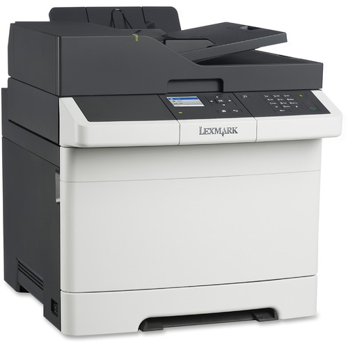 Lexmark CX310 CX310DN Laser Multifunction Printer - Color - Black - Copier/Printer/Scanner - 25 ppm Mono/25 ppm Color Print - 2400 x 600 dpi Print - Automatic Duplex Print - Upto 60000 Pages Monthly - 250 sheets Input - Color Scanner - 1200 dpi Optical Sc - Multifunction/All-in-One Machines - LEX40129