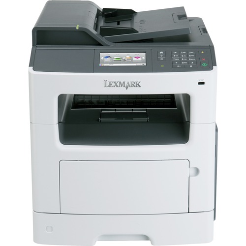 Lexmark CX410 CX410DE Laser Multifunction Printer - Color - Copier/Fax/Printer/Scanner - 32 ppm Mono/32 ppm Color Print - 2400 x 600 dpi Print - Automatic Duplex Print - Upto 75000 Pages Monthly - 250 sheets Input - Color Scanner - 1200 dpi Optical Scan -