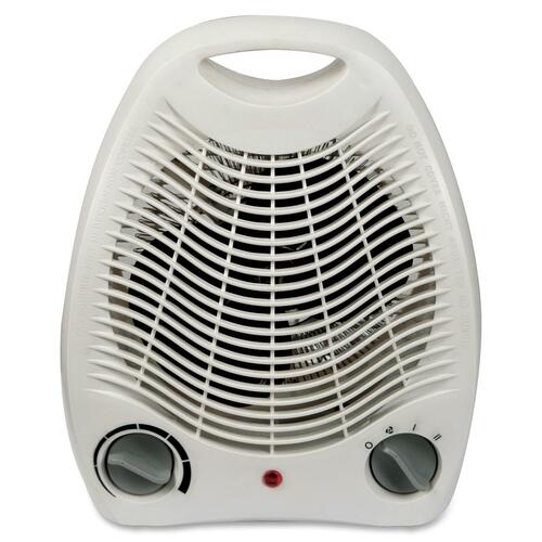 Royal Sovereign Compact Fan Heater - HFN-03 - Ceramic - Electric - 750 W to 1.50 kW - 2 x Heat Settings - Portable - White