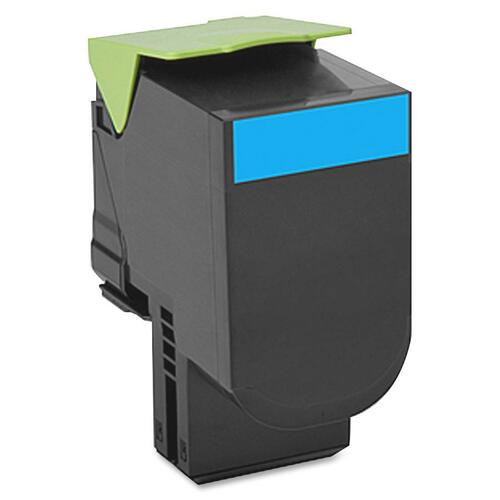 Lexmark Unison 700H2 Toner Cartridge - Laser - High Yield - 3000 Pages - Cyan - 1 Each