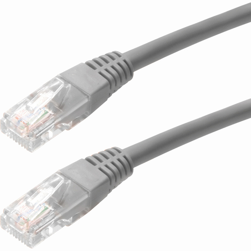 4XEM 35FT Cat5e Molded RJ45 UTP Network Patch Cable (Gray) - 35 ft Category 5e Network Cable for Network Device, Notebook, Computer, Router, Switch, Gaming Console - First End: 1 x RJ-45 Network - Male - Second End: 1 x RJ-45 Network - Male - 1 Gbit/s - P