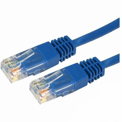 4XEM 50FT Cat6 Molded RJ45 UTP Ethernet Patch Cable (Blue) - 50 ft Category 6 Network Cable for Network Device, Notebook, Computer, Router, Switch, Gaming Console - First End: 1 x RJ-45 Network - Male - Second End: 1 x RJ-45 Network - Male - Patch Cable -