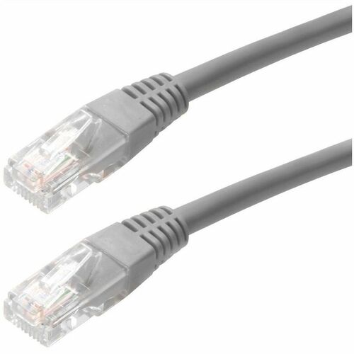 4XEM 25FT Cat6 Molded RJ45 UTP Ethernet Patch Cable (Gray) - 25 ft Category 6 Network Cable for Network Device, Notebook, Computer, Switch, Router, Gaming Console - First End: 1 x RJ-45 Network - Male - Second End: 1 x RJ-45 Network - Male - Patch Cable -