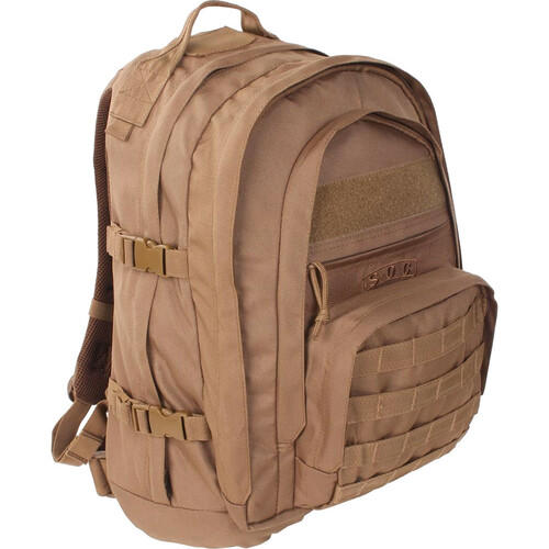 Sandpiper of California Elite 5041-O-CB Carrying Case (Backpack) for 17" Notebook - Coyote Brown - Poly, Canvas, Aluminum Body - Fleece Interior Material - Shoulder Harness, Shoulder Strap - 20" Height x 14.5" Width x 8.5" Depth - 1 Pack