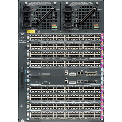 Cisco Catalyst WS-C4510R+E Chassis - Manageable - 2 Layer Supported - PoE Ports - 14U High - Rack-mountable