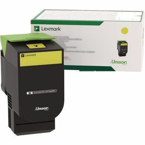 Lexmark Original Laser Toner Cartridge - Yellow - 1 Each - 1000 Pages
