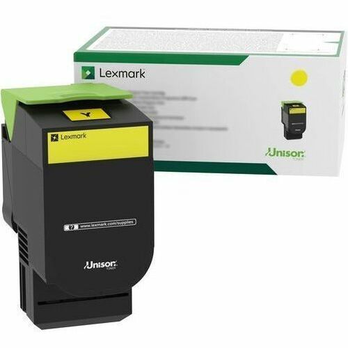 Lexmark Original Standard Yield Laser Toner Cartridge - Yellow - 1 Pack - 1000 Pages