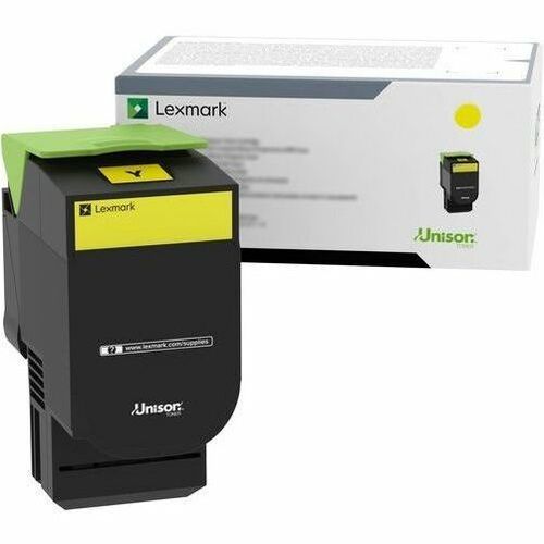 Lexmark High Yield Laser Toner Cartridge - Yellow - 1 Pack - 3000 Pages Yellow