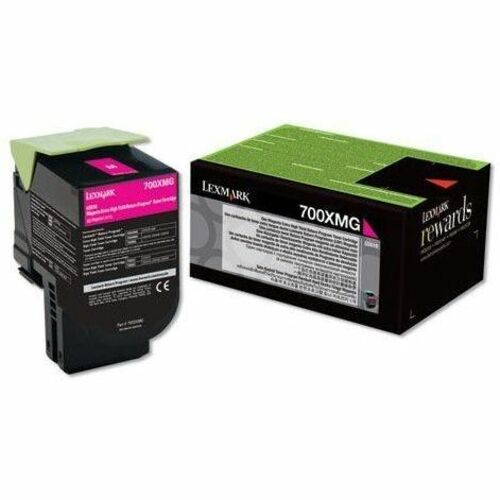 Lexmark Extra High Yield Laser Toner Cartridge - Magenta - 1 / Pack - 4000 Pages