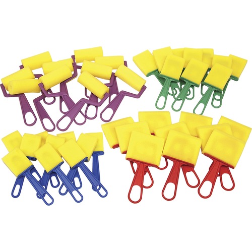 Picture of Creativity Street Foam Brushes/Rollers Classroom Pack