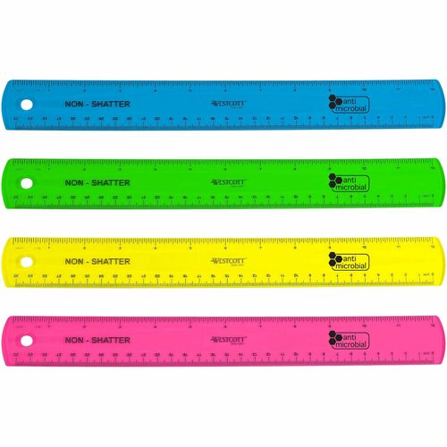 Westcott Clear Plastic Ruler - ACM45012