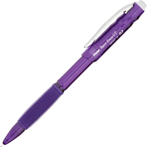 Pentel Twist-Erase GT Mechanical Pencils - #2 Lead - 0.7 mm Lead Diameter - Refillable - Violet Lead - Violet Barrel - 1 Each