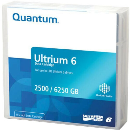 Quantum MR-L6WQN-BC LTO Ultrium 6 Data Cartridge - LTO-6 - WORM - Labeled - 2.50 TB (Native) / 6.25 TB (Compressed) - 2775.59 ft Tape Length