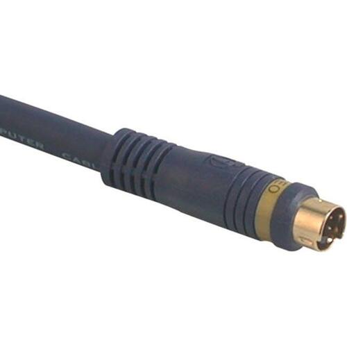 C2G Velocity S-Video Cable - mini-DIN Male - mini-DIN Male - 3.66m - Blue