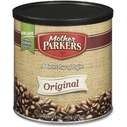 Mother Parkers Original Roast Ground Coffee - Original Blend Ground - Regular - Original Blend - 32.6 oz Per Tin - 1 Each