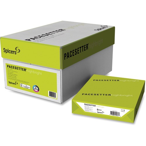 Spicers Paper Inkjet, Laser Copy & Multipurpose Paper - White - 98 Brightness - Letter - 8 1/2" x 11" - 20 lb Basis Weight - 500 / Pack