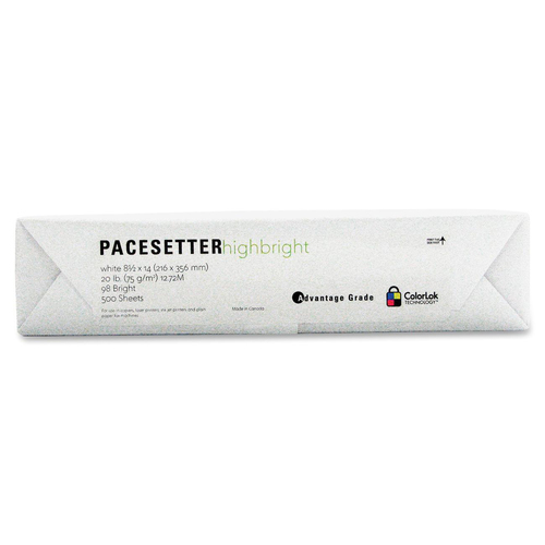 Spicers Paper Inkjet, Laser Copy & Multipurpose Paper - White - 98 Brightness - Legal - 8 1/2" x 14" - 20 lb Basis Weight - 500 / Ream - Dust-free, Double-sided, Moisture Resistant, ColorLok Technology, Smear Resistant