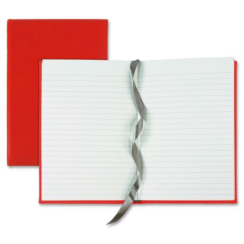Winnable Galleria Coll Elegant Executive Journal - 320 Pages - White Paper - Red Cover Textured - Bond Paper, Heavyweight - 1Each